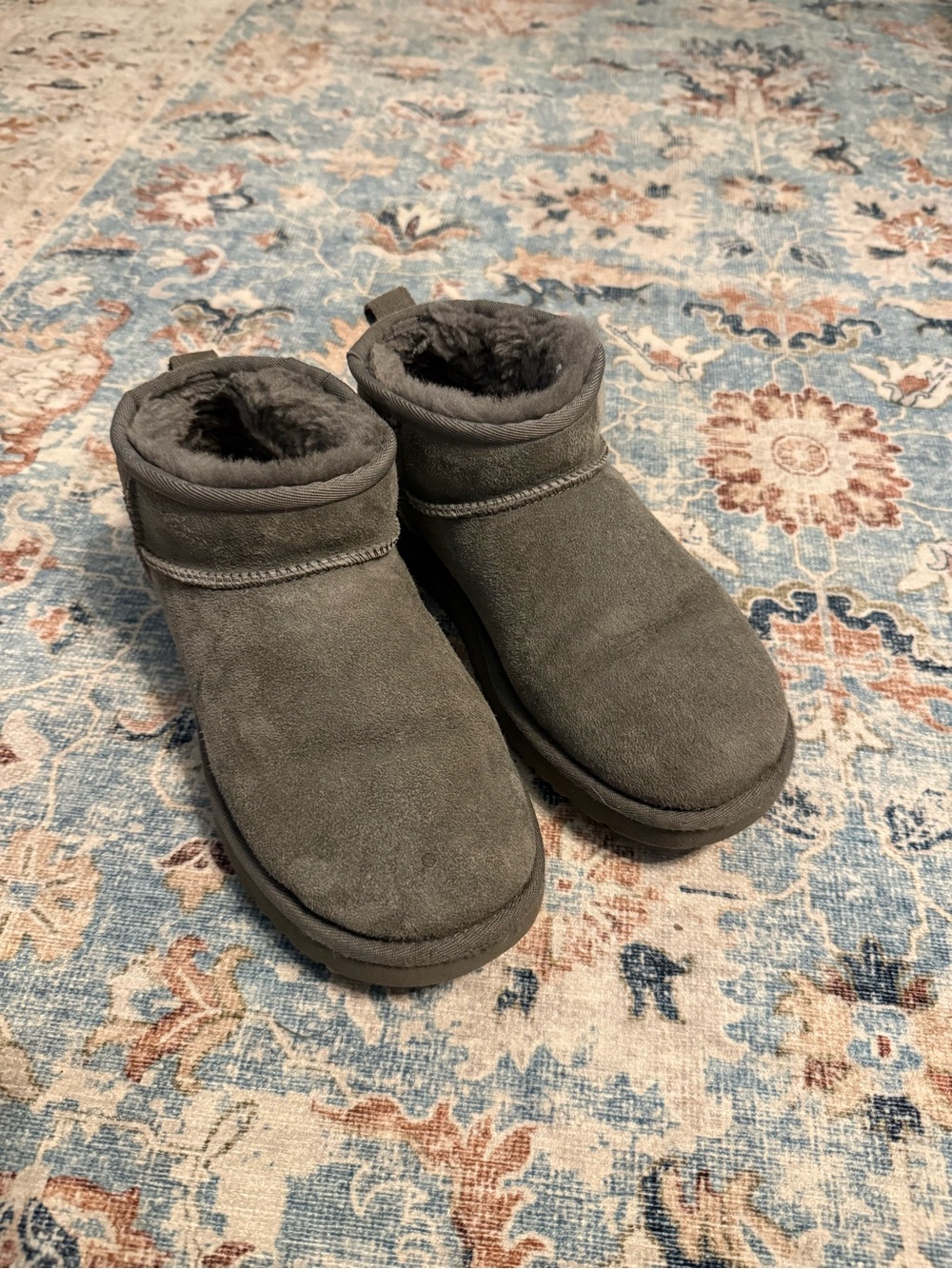 UGG Classic Ultra Mini - Gray - Size 7